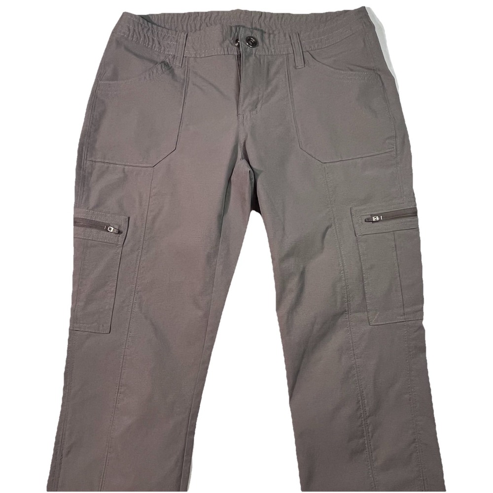 Kuhl Pants Women's Sz 6 Short Gray Horizon Hiking Cargo Ripsto 6276 EUC